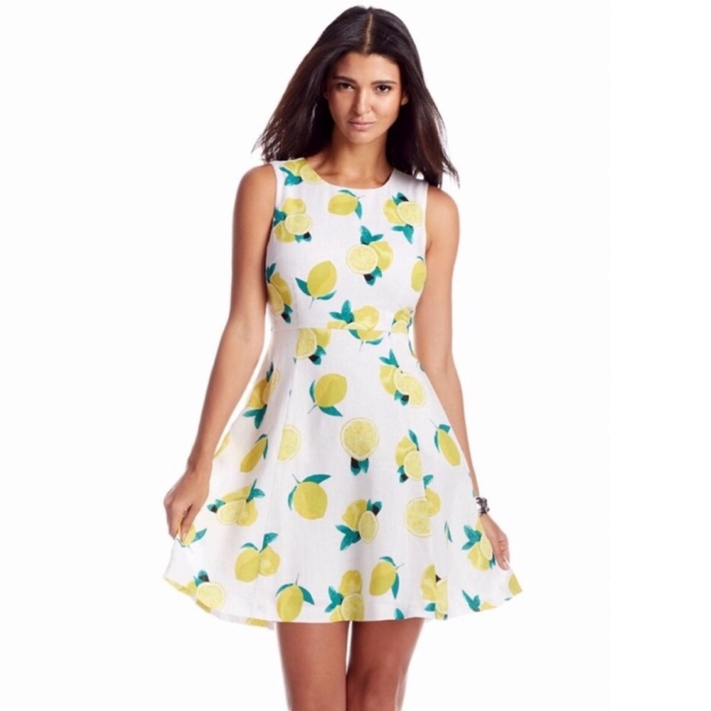 Cynthia Rowley Pop art Lemon dress - Picture 2 of 4